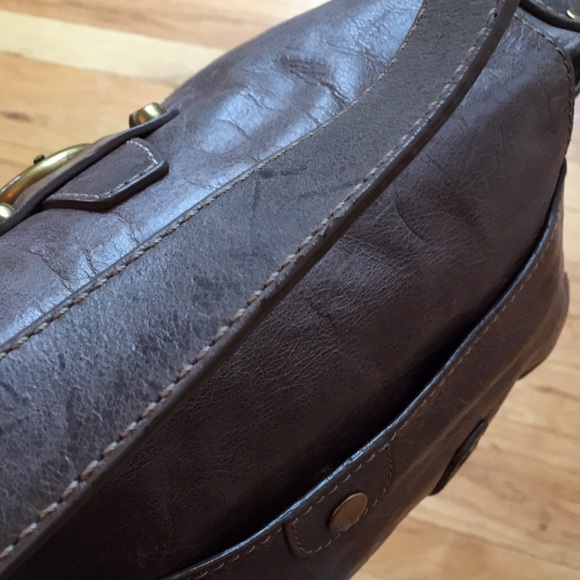 Francesco Biasia «Landau» Taupe italian leather - Picture 5 of 8